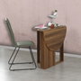 Hanah Home Mesa Plegable Extensible Nogal